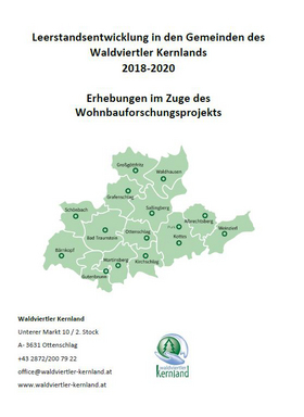 Leerstandsentwicklung in den Gemeinden des Waldviertler Kernlands 2018-2020